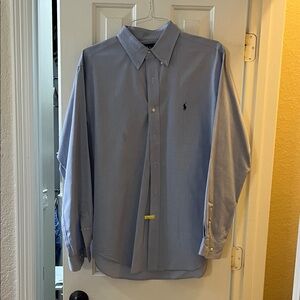 Polo by Ralph Lauren Men's Sky Blue Button-Down Dress Shirt